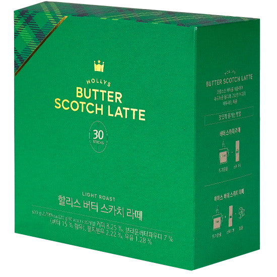 HOLLYS Butter Scotch Latte: Korean Instant Coffee (1 Stick)