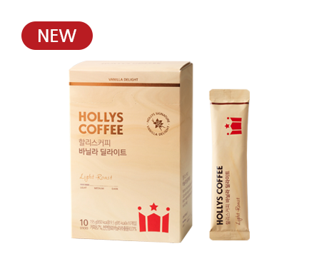 HOLLYS Vanilla Delight Latte: Korean Instant Coffee (1 stick)