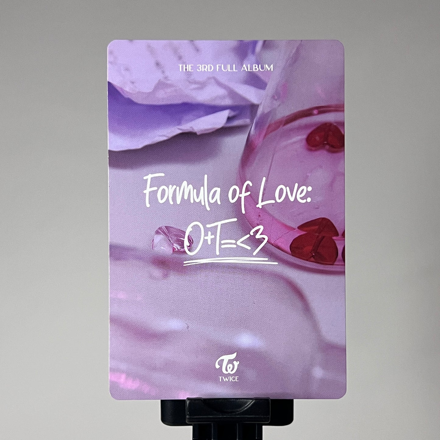 TWICE - Formula Of Love: O+T=＜3 (Ver. Break It) Official Pre-order Benefit