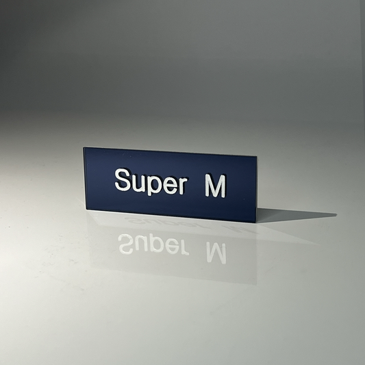SuperM Name Badge
